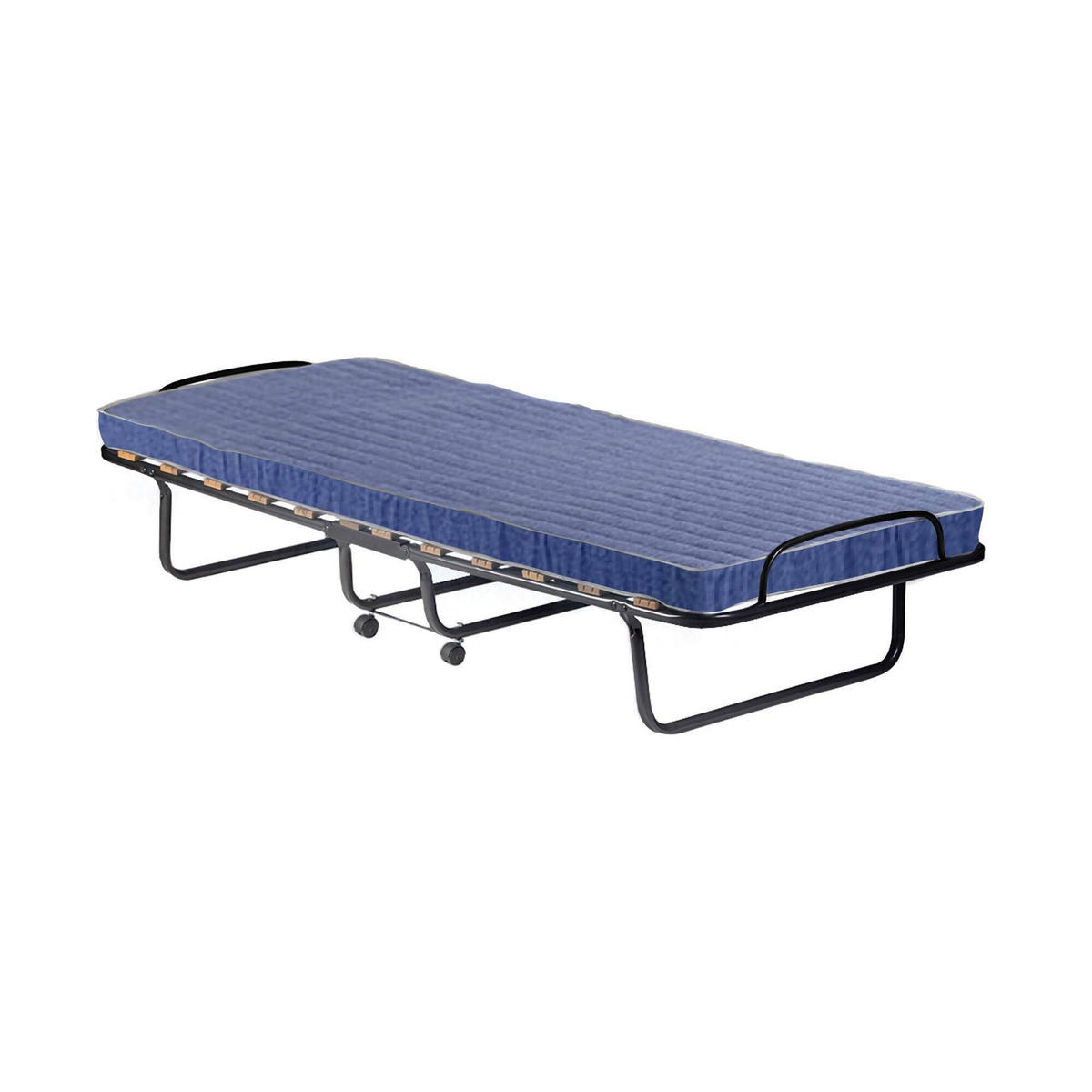 KLAPPBETT mit Matratze 80x190 - Blau, Metall (80/190cm) - Talamo Italia