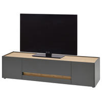 TV-LOWBOARD - Anthrazit/Silberfarben, Holzwerkstoff/Kunststoff (170/40/45cm) - home24