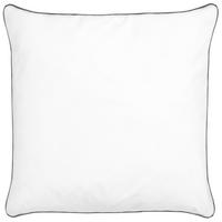 KOPFKISSEN Weiß 80/80 cm Pelister - Weiß, Naturmaterialen (80/80cm) - Beliani