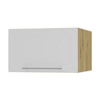 KLAPPHÄNGESCHRANK Kvantum W6B/60 Weiß Matt / Eiche Artisan Matt 60 / 59 / 36cm - Eiche Artisan/Weiß, Holz/Holzwerkstoff (60/36/59cm) - Feldmann-Wohnen