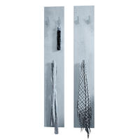 GARDEROBENPANEEL Wandpaneel Beton Oxid Optik - Hellgrau, Holzwerkstoff (24/140/2cm) - Vladon