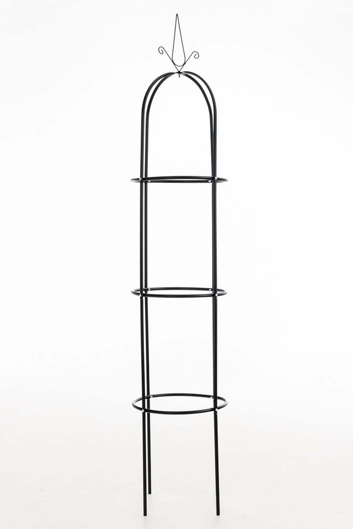 RANKGITTER Metall Schwarz - Schwarz, Metall (38/190/38cm) - CLP