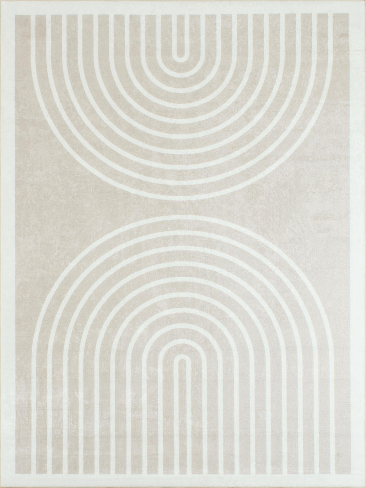 TEPPICH mit Bogenmuster in Beige Grege 120x160 cm - Beige, Textil (120/160cm) - Nazar Rugs