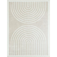 TEPPICH mit Bogenmuster in Beige Grege 120x160 cm - Beige, Textil (120/160cm) - Nazar Rugs