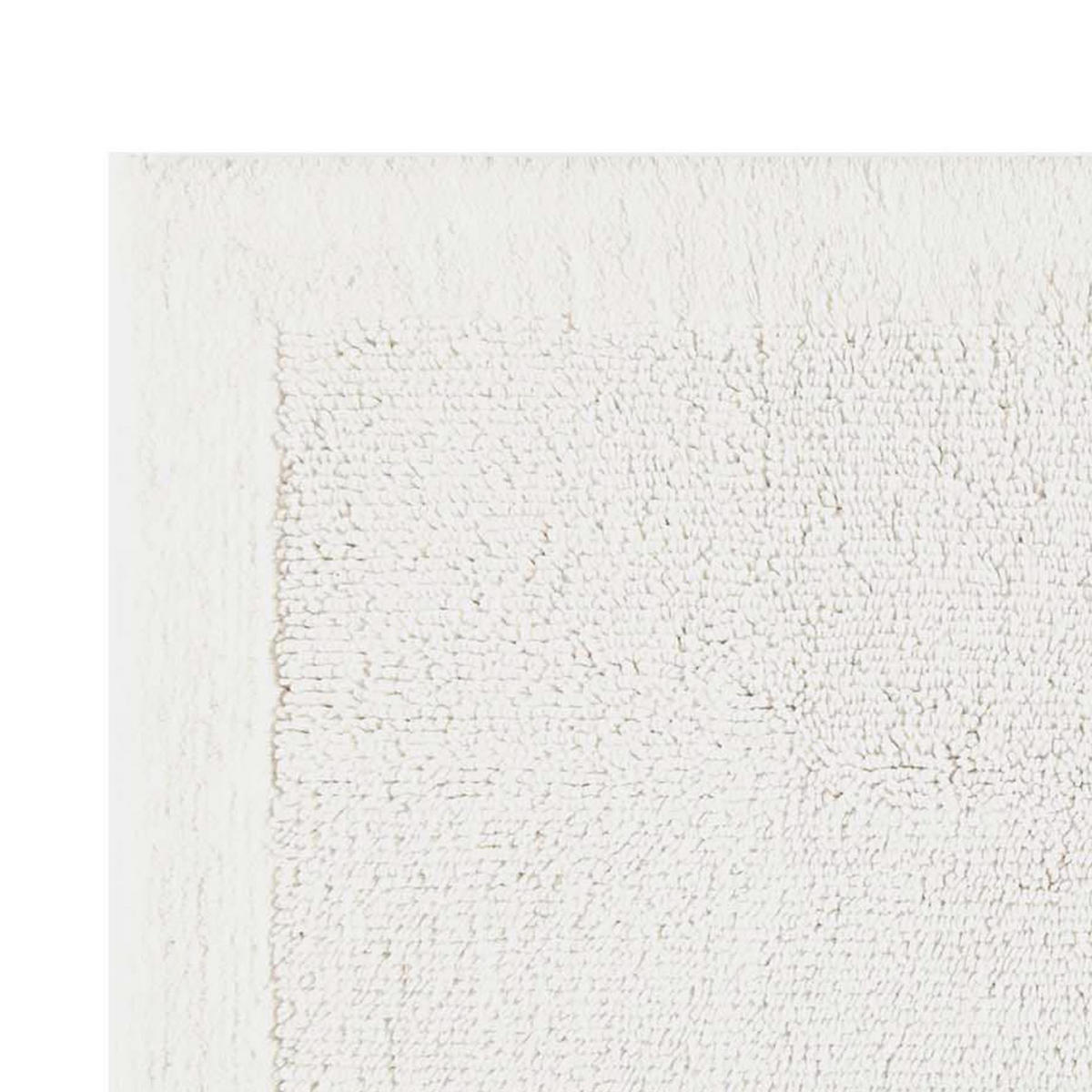 BADTEPPICHE COORDINATES CHARISMA 2555 BRILLIANT WHITE - 600 - Weiß, Textil (60/100cm) - Julius Zöllner