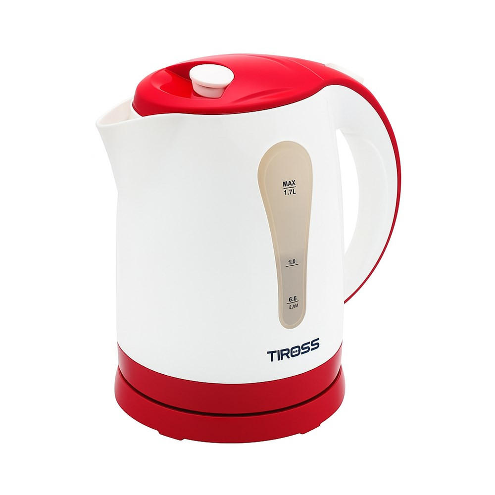 WASSERKOCHER ELEKTRISCH Weiß 16/16/23 cm TS1355 - Weiß, Metall (16/23/16cm) - Tiross 