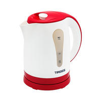 WASSERKOCHER ELEKTRISCH Weiß 16/16/23 cm TS1355 - Weiß, Metall (16/23/16cm) - Tiross 