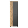 GARDEROBENSCHRANK Esteban Anthrazit - Anthrazit, Holzwerkstoff (60/195/36cm) - Trendteam