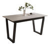ESSTISCH ARTON II ausziehbarer Tisch 140-195 cm für 6-8 Personen - Beige/Schwarz, Holzwerkstoff/Metall (140/80/77cm) - Lookway