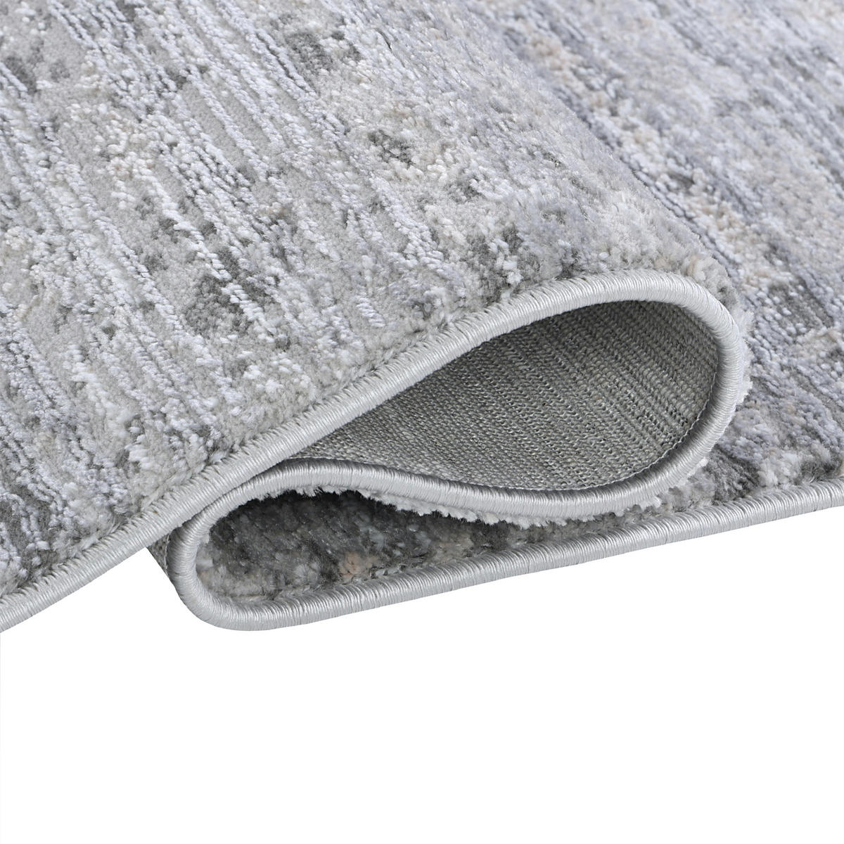 TEPPICH COMO Grau 160/230 cm - Grau, Kunststoff (160/230cm) - Tapiso