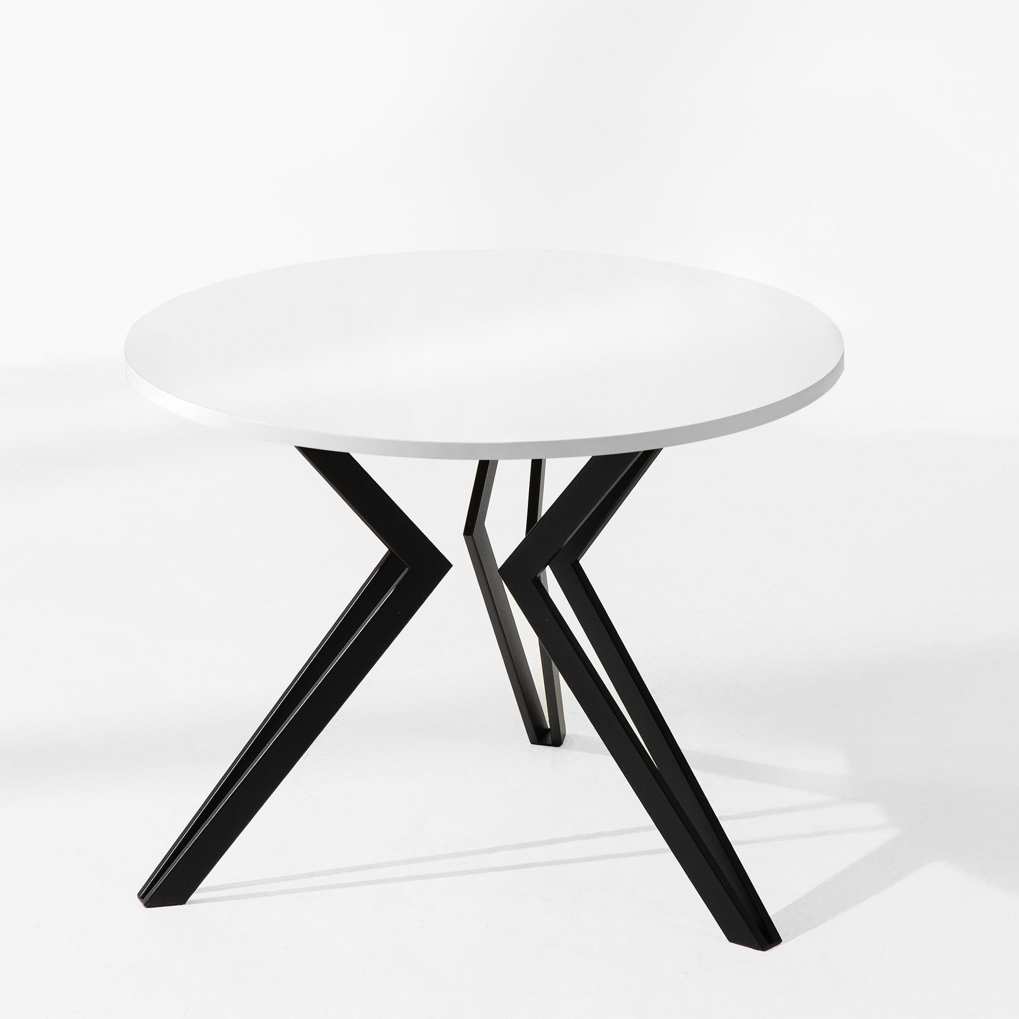 COUCHTISCH TETRO Kaffeetisch - Weiß, Holzwerkstoff/Metall (65/65/51cm) - KONSIMO®