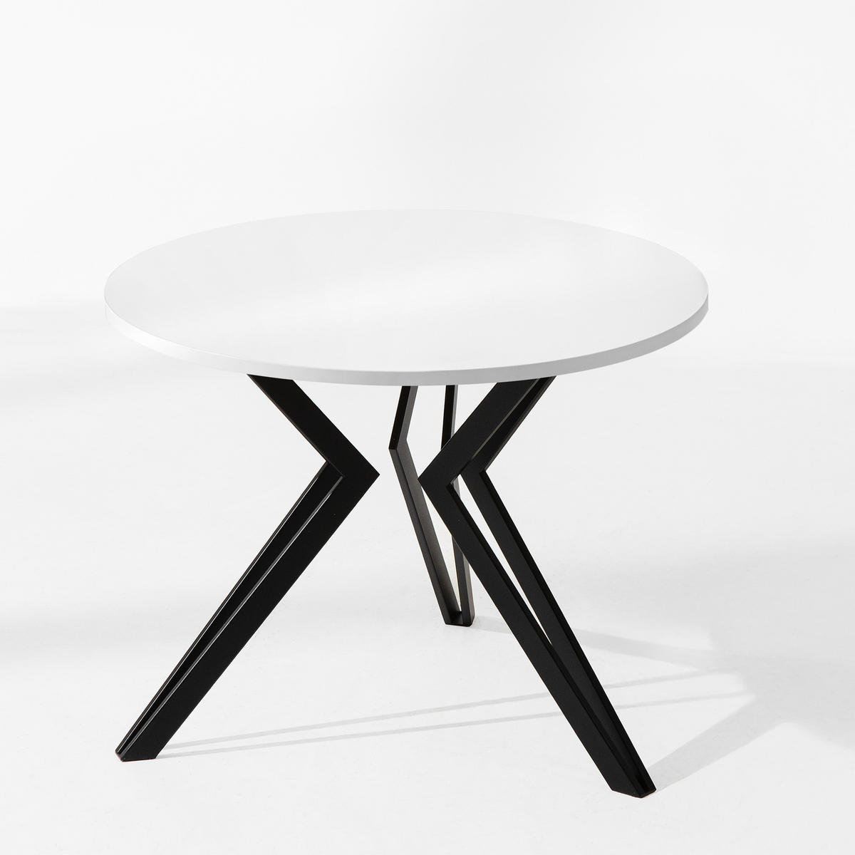 COUCHTISCH TETRO Kaffeetisch - Weiß, Holzwerkstoff/Metall (65/65/51cm) - KONSIMO®