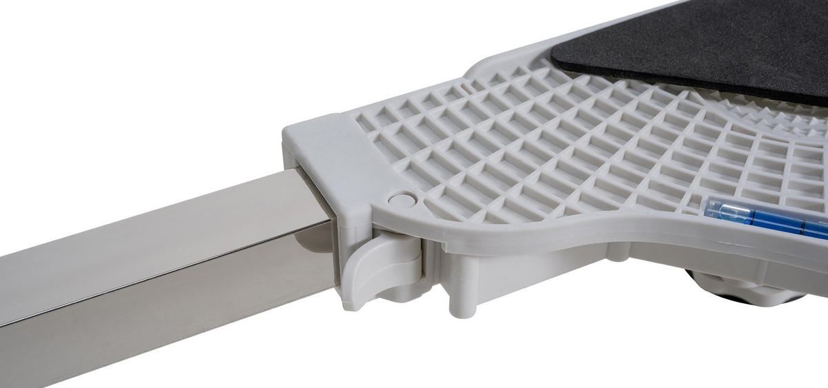 WASCHMASCHINENUNTERGESTELL BART 4 Füße für 300kg Weiß - Weiß, Kunststoff/Metall (63/13/63cm) - DELUKE