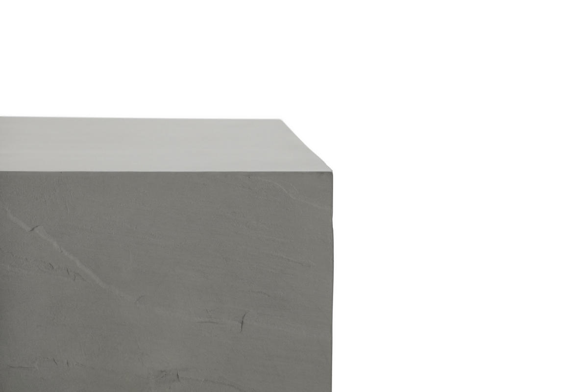 COUCHTISCH COLORADO aus GF-Beton Quadratisch, Wetterbeständig, 86x86x41 cm - Grau, Naturmaterialien (86/86/41cm) - Elementi