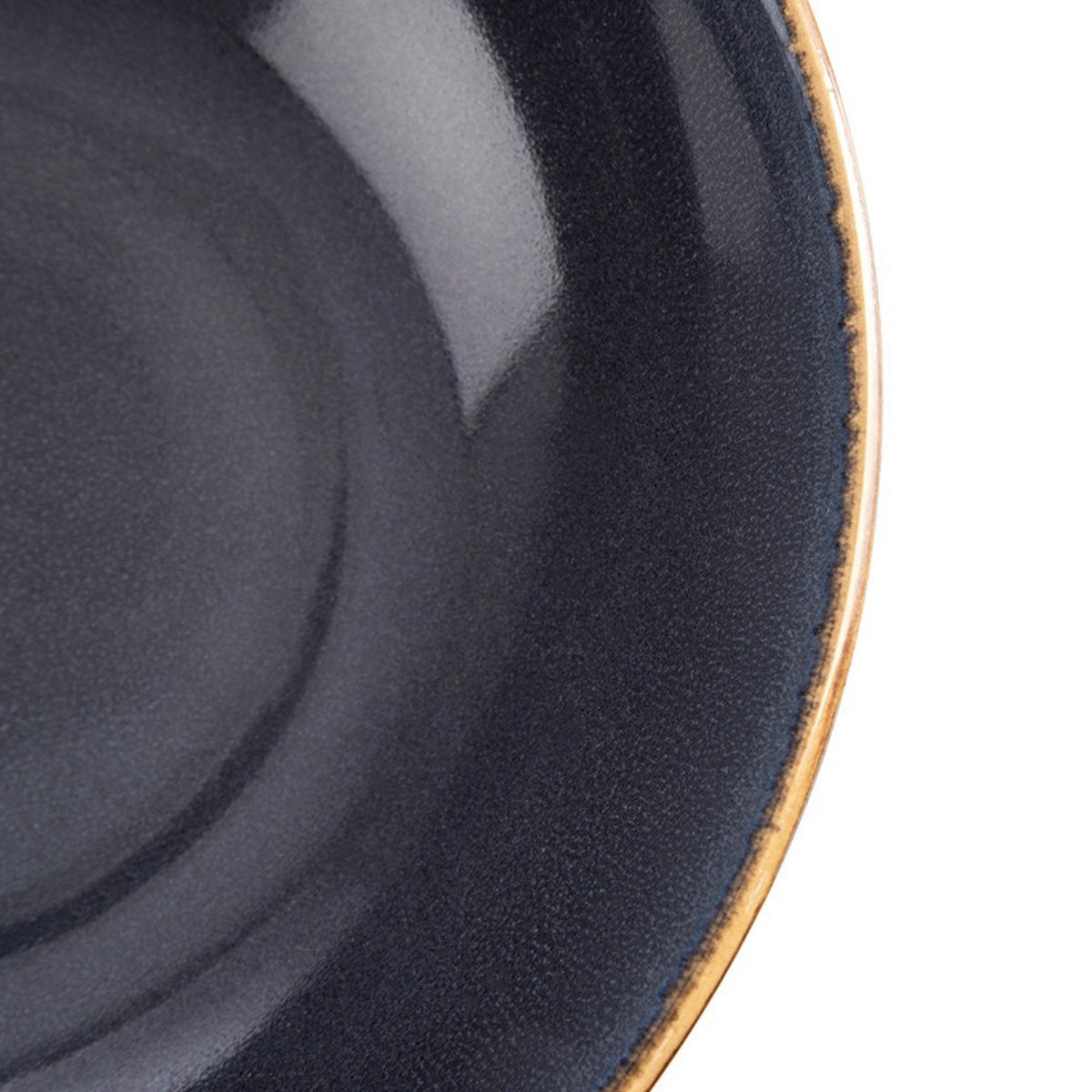 SUPPENTELLER Glaze tief grau - Grau, Keramik (20.5/20.5/6cm) - Orion 