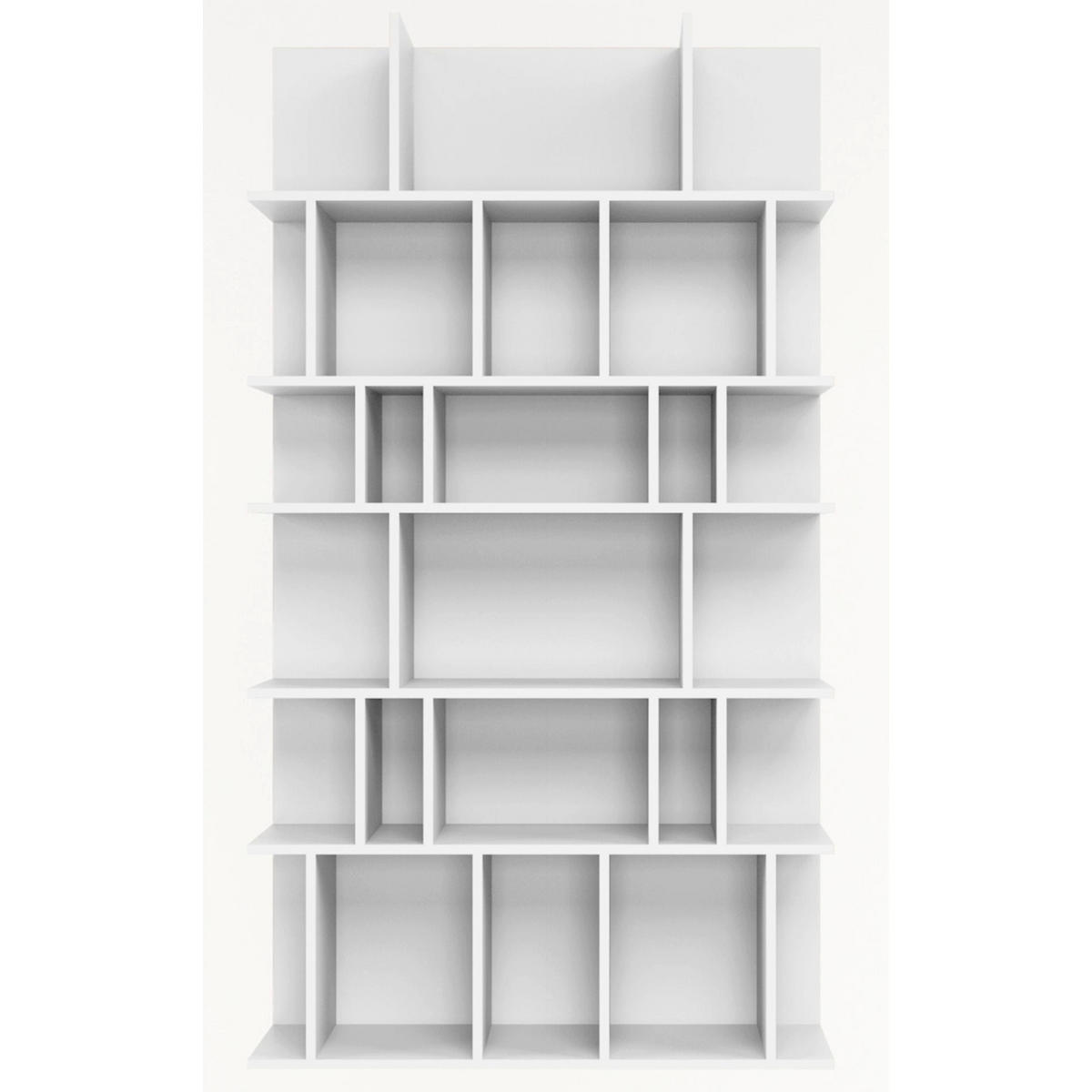 REGÁL Bemmi biely, 180 × 50 cm - biela, kompozitné drevo (50/180/30cm) - Selsey