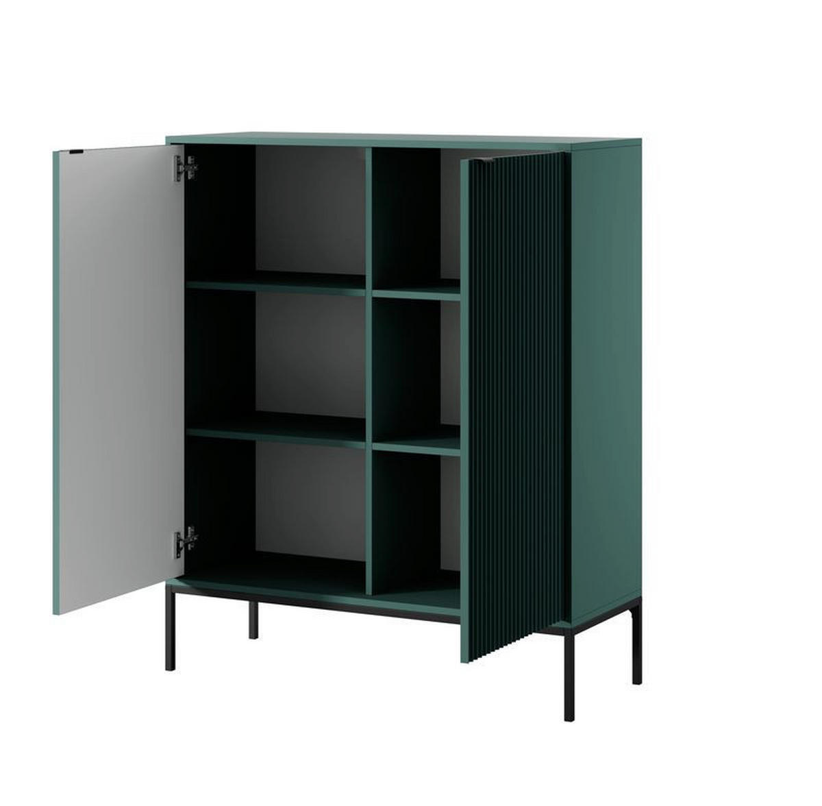 KOMMODE – K104 – 104 cm – NOVA – Grün - Grün, Holzwerkstoff (104/125/39cm) - hi-markt