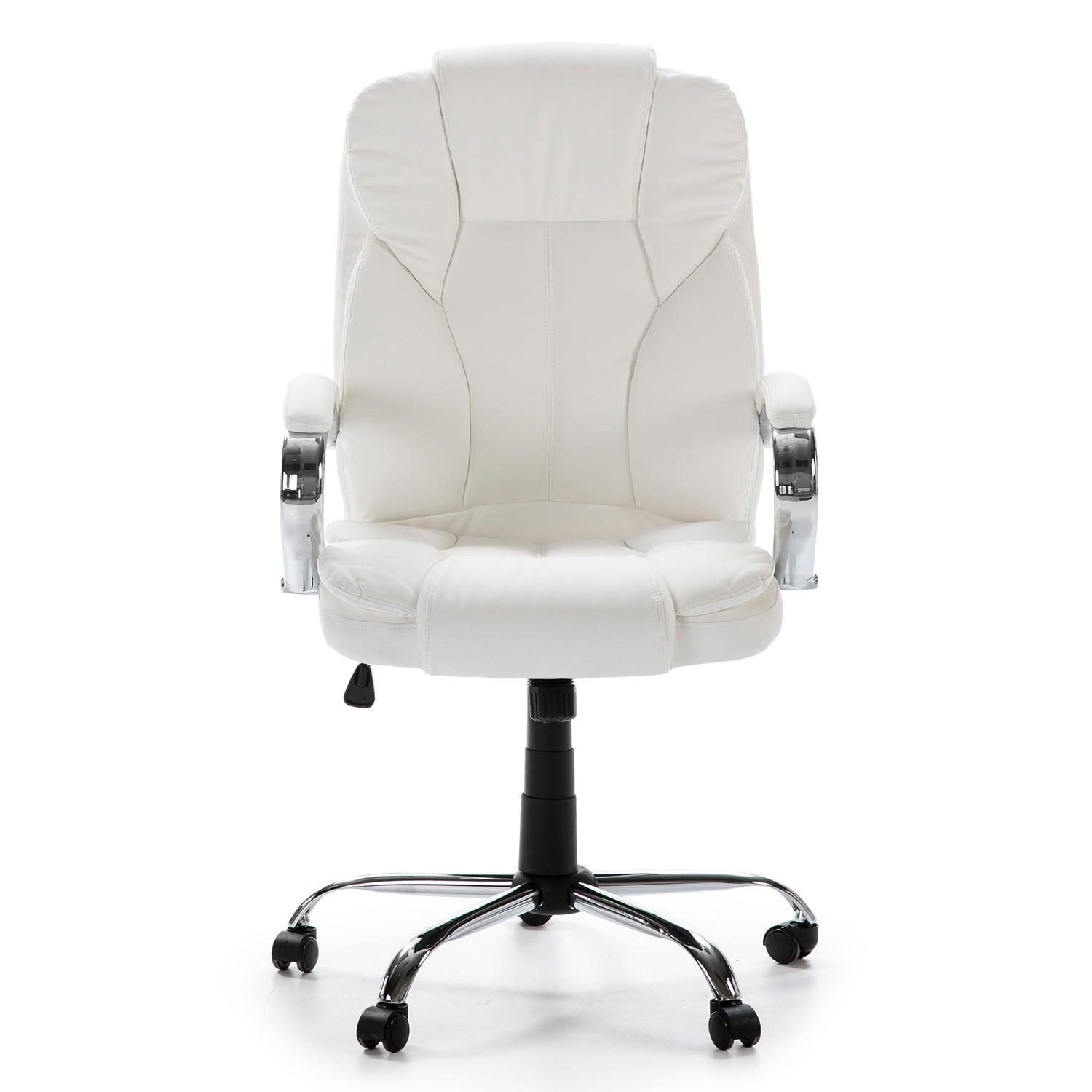 DREHSTUHL Nixon Weiße Farbe - Weiß, Fell (77/114/65cm) - VS Venta-stock
