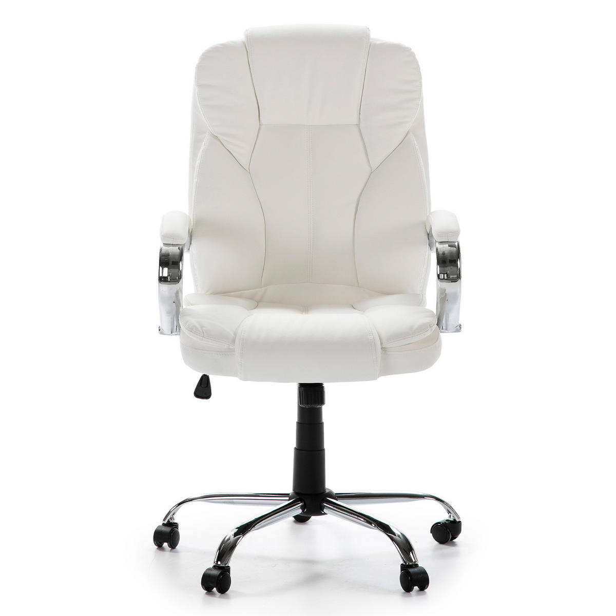 DREHSTUHL Nixon Weiße Farbe - Weiß, Fell (77/114/65cm) - VS Venta-stock