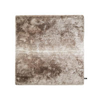 HOCHFLORTEPPICH Whisper Beige/Hellbraun 200x200 cm - Beige, Textil (200/200cm) - benuta Nest