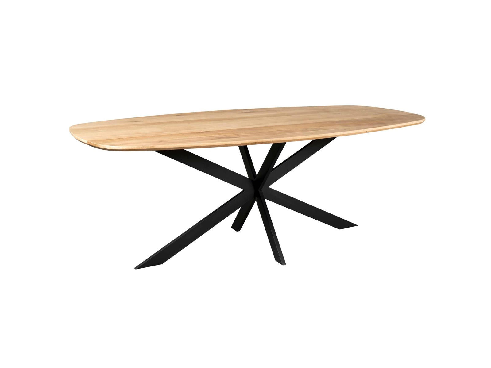 ESSTISCH Ferro Eichenholz 200 cm X 110 cm Braun - Braun, Holz (110/200/76cm) - Villa Möbel