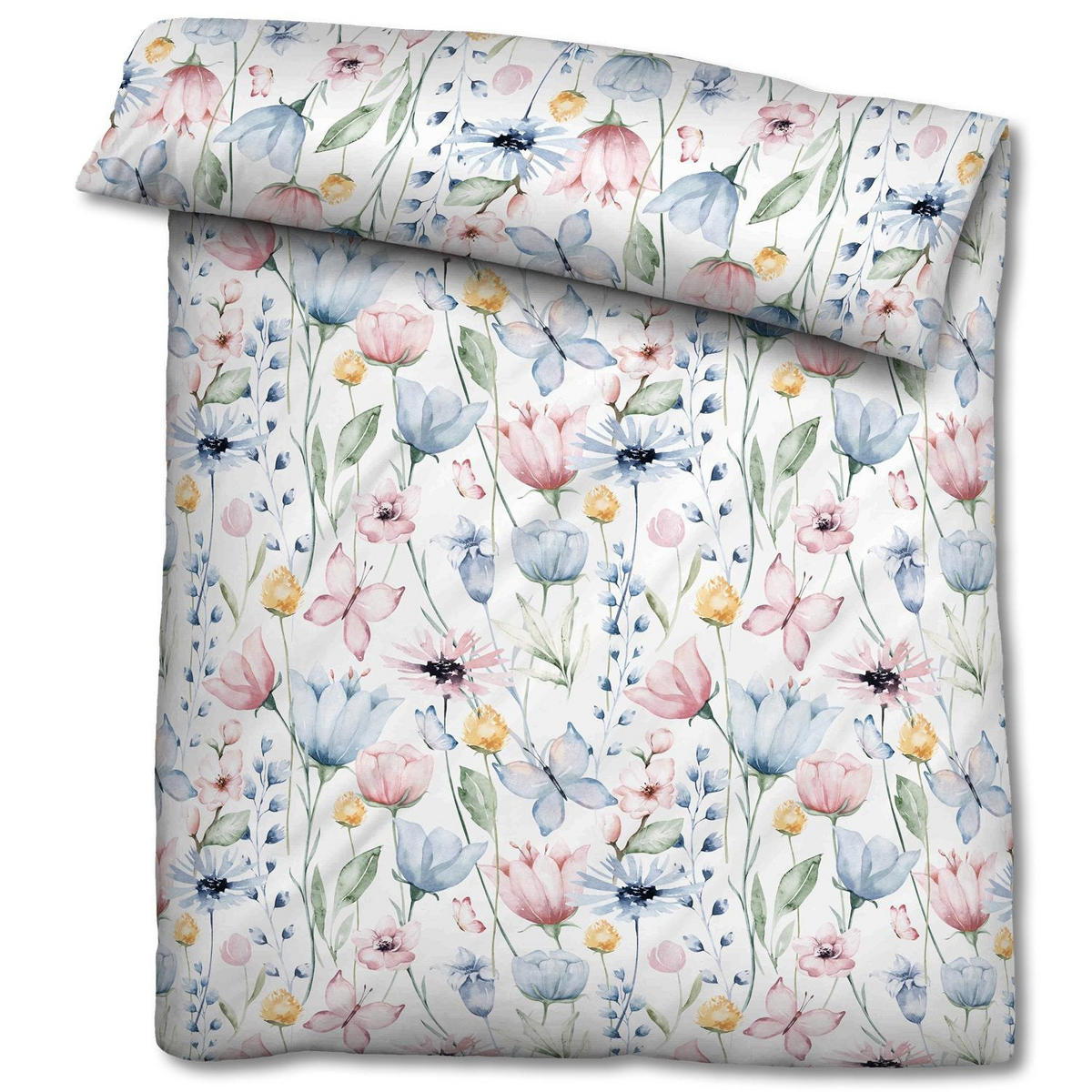 BETTWÄSCHE 135x200 cm - Weiß, Textil (135/200cm)