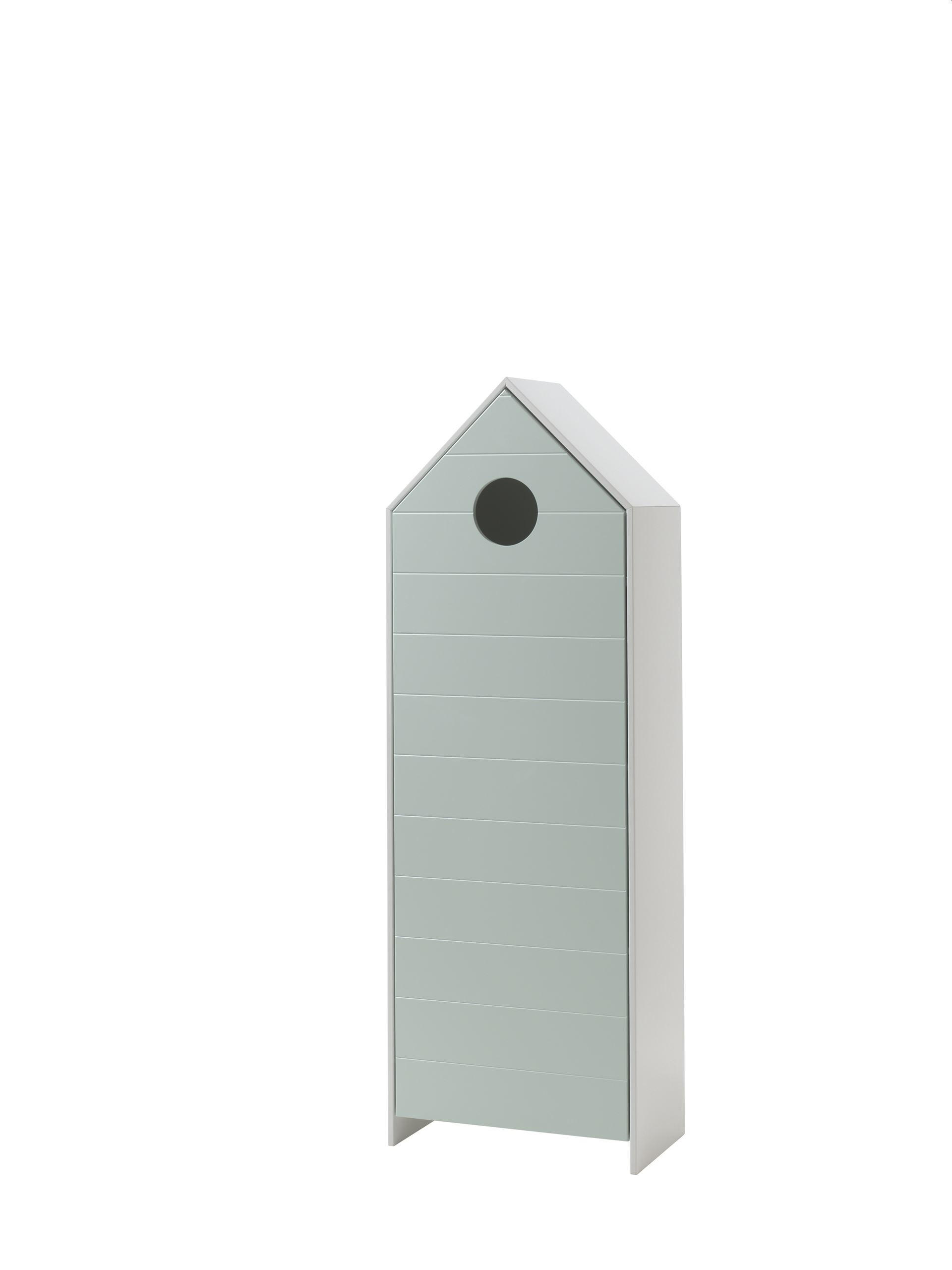 58aufmkessel Regalschrank Grün, Weiß 58x171x37 cm