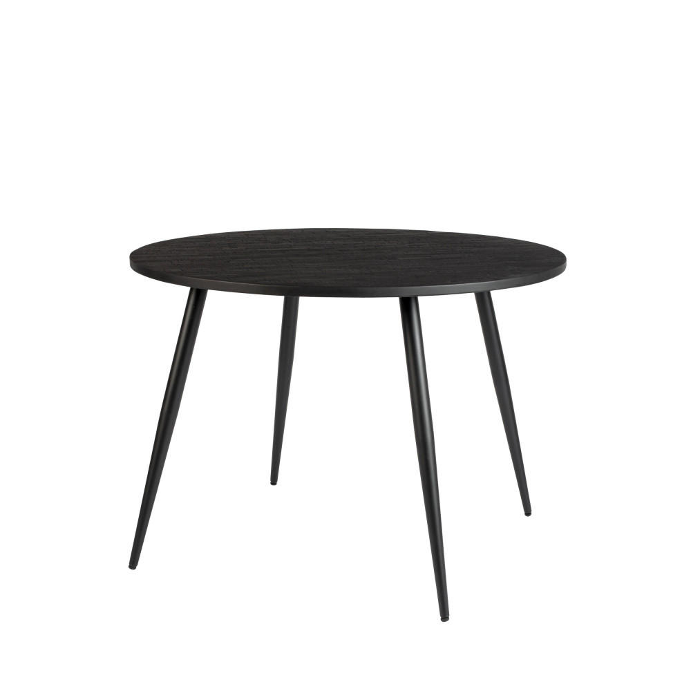 Drawer Esstisch Schwarz 110x76x110 cm