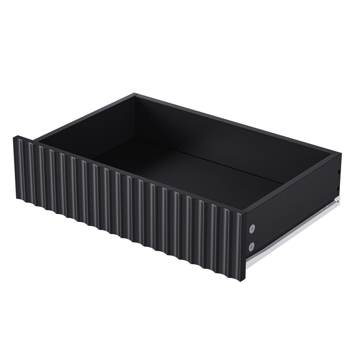 GARDEROBENSET Wandgarderobe mit Schuhbank 4 Haken Schwarz 100x35x180cm - Schwarz, Holzwerkstoff (35/180/100cm) - FLIEKS