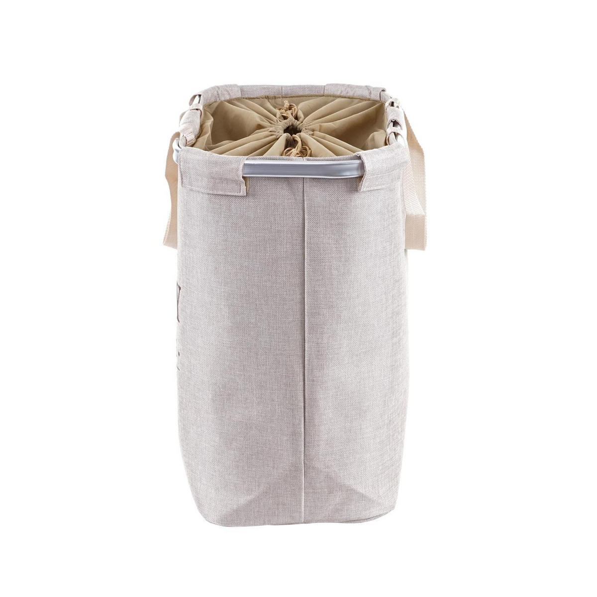 KOŠ NA PRÁDLO Béžová - béžová, textil (52/54/32cm) - MCW