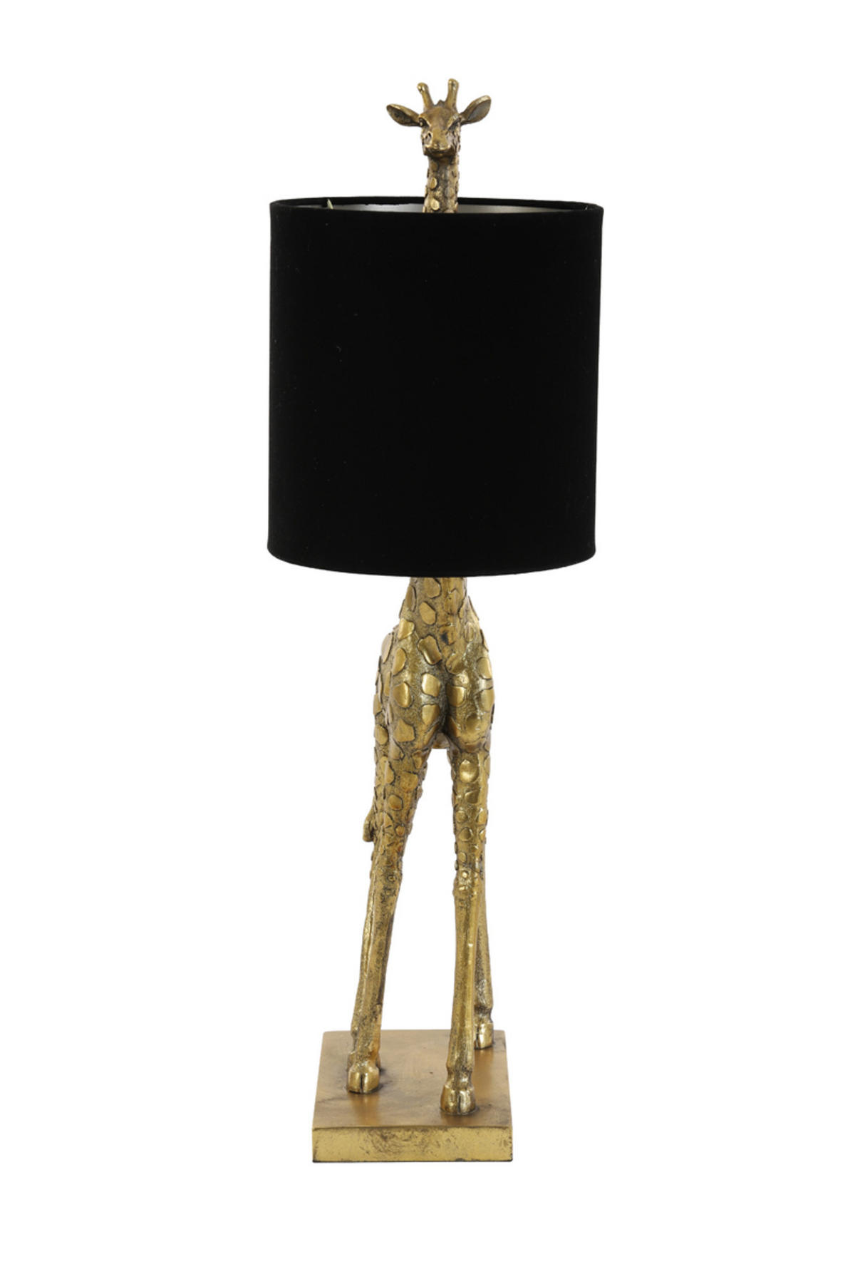 TISCHLAMPE Giraffe Bronze Ø28/68 cm - Bronzefarben, Kunststoff (28/20/68cm) - Light & Living