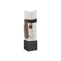 MOBILIER PENTRU HOL Orion XXI - grafit, material plastic/compozit lemnos (42/186/46cm) - MIRJAN24