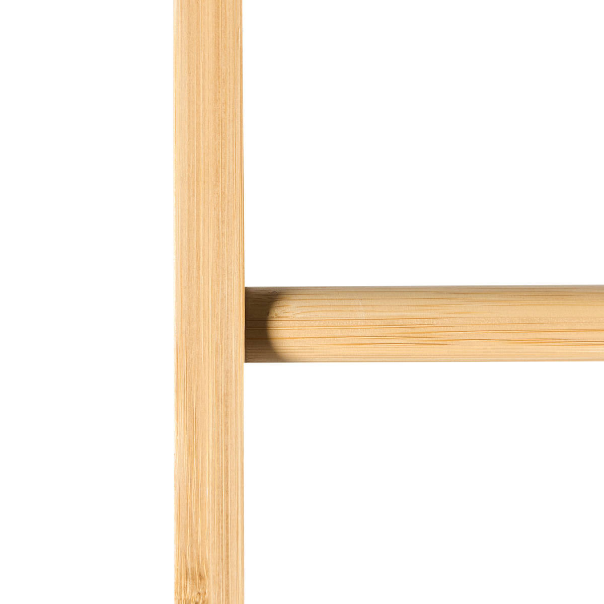 HANDTUCHHALTER Heller Holzfarbton Zapallar - Hellbraun, Holz (40/114/33cm) - Beliani