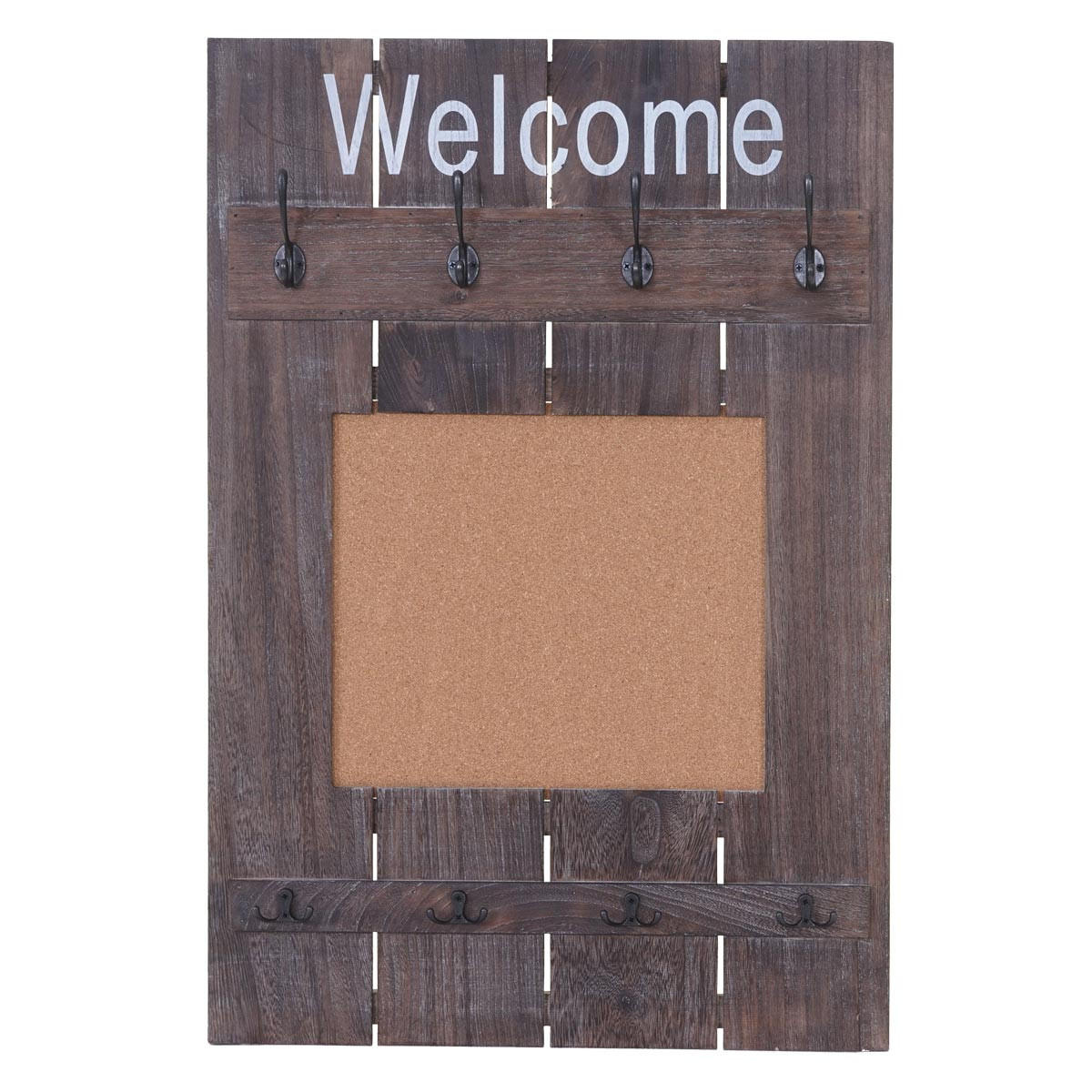 WANDGARDEROBE MIT PINNWAND Braun - Braun, Holz (60/91/3cm) - MCW