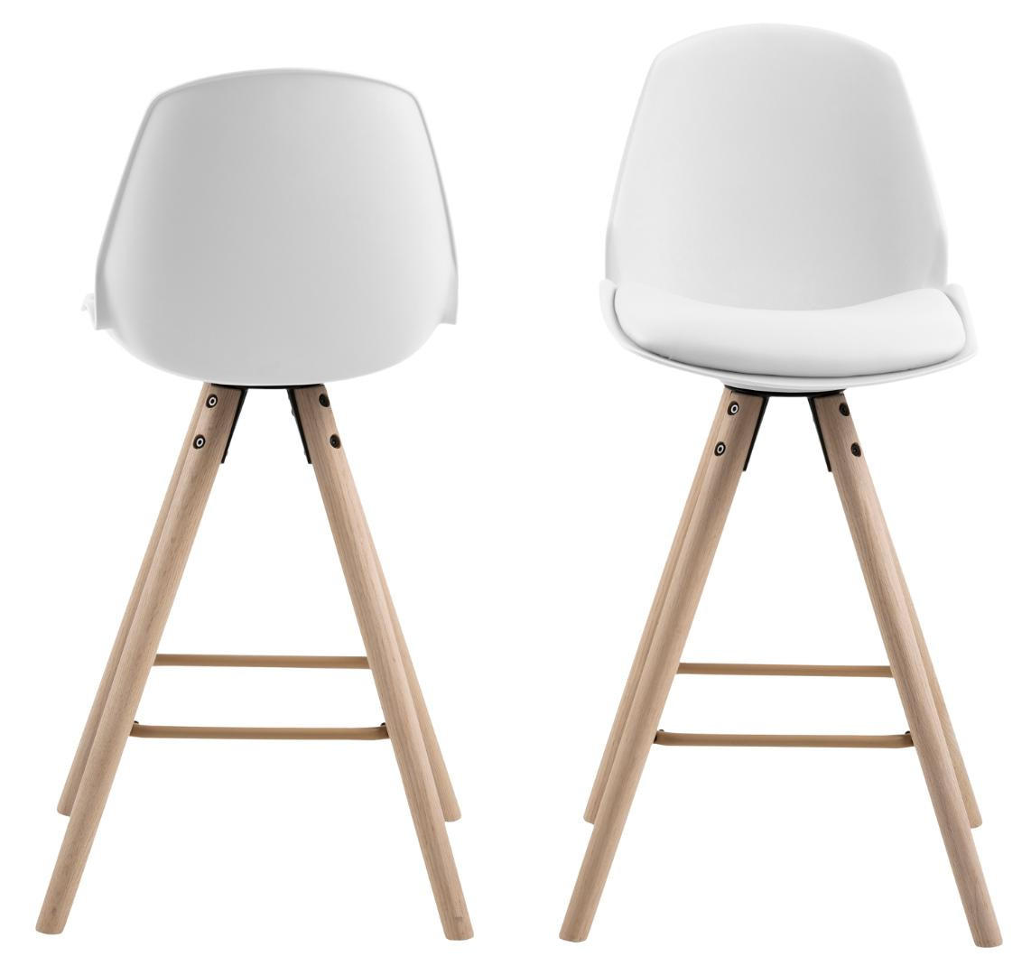 BARHOCKER weiß - Weiß, Metall (46/46/92cm) - ebuy24