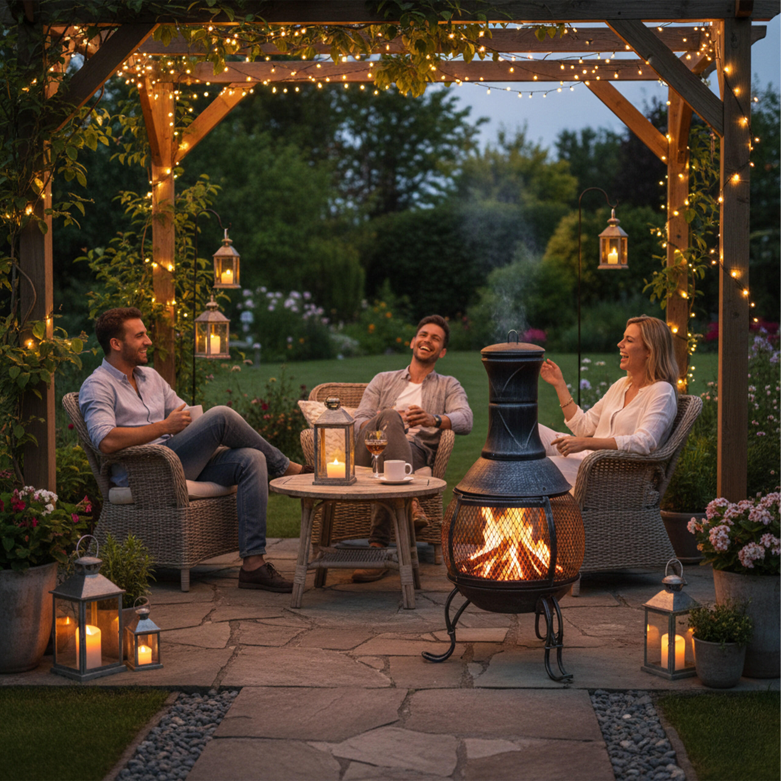 Thumbnail - Relaxdays Aztekenofen, Grau, Metall, 45x89x45 cm, Freizeit, Campingzubehör, Feuerschalen