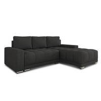 ECKSOFA Pavo - Schwarz, Holz/Textil (255/180cm) - Sofnet