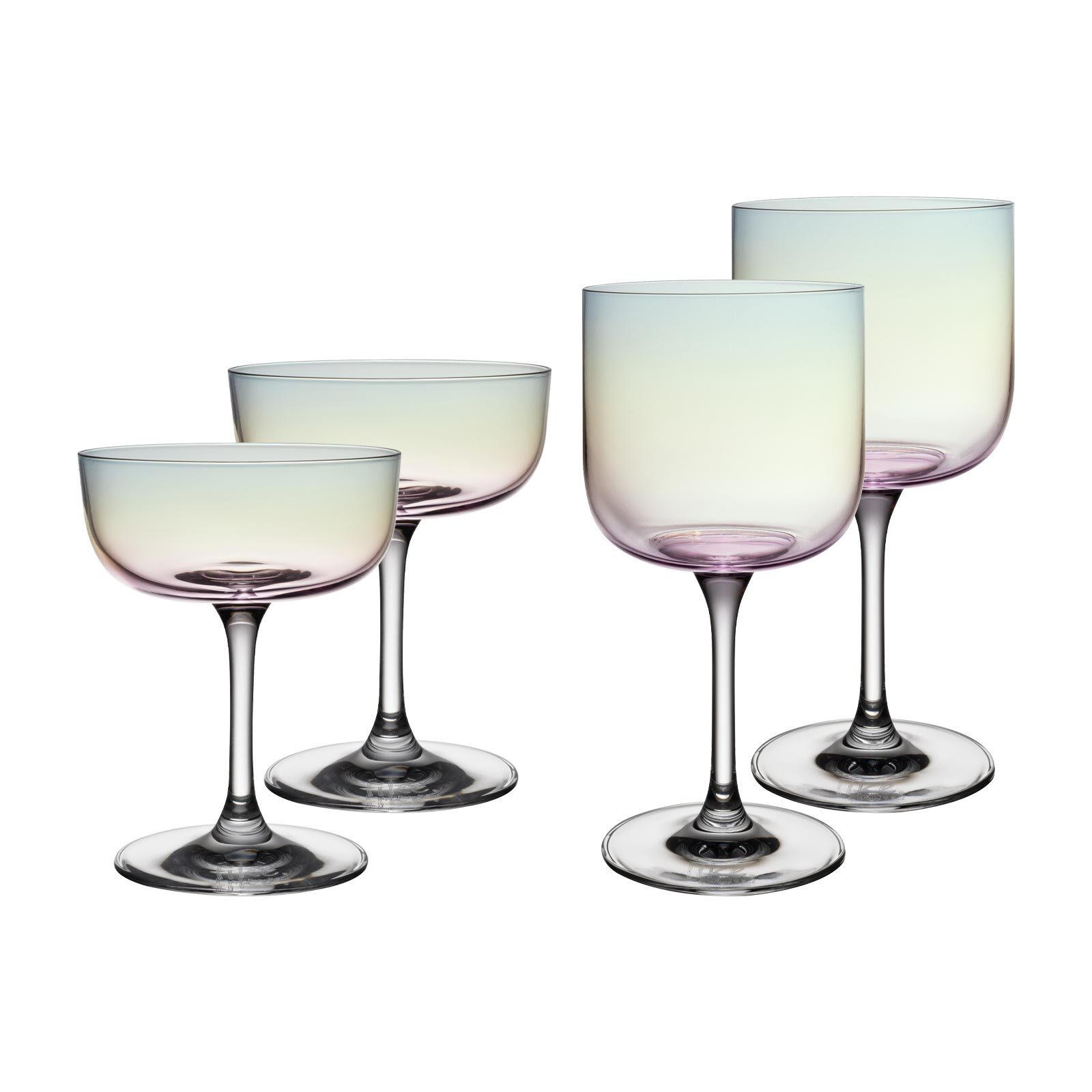 WEIN- UND SEKTGLÄSER Like Glass Pearl 4er Set - Multicolor, Glas - like.Villeroy & Boch