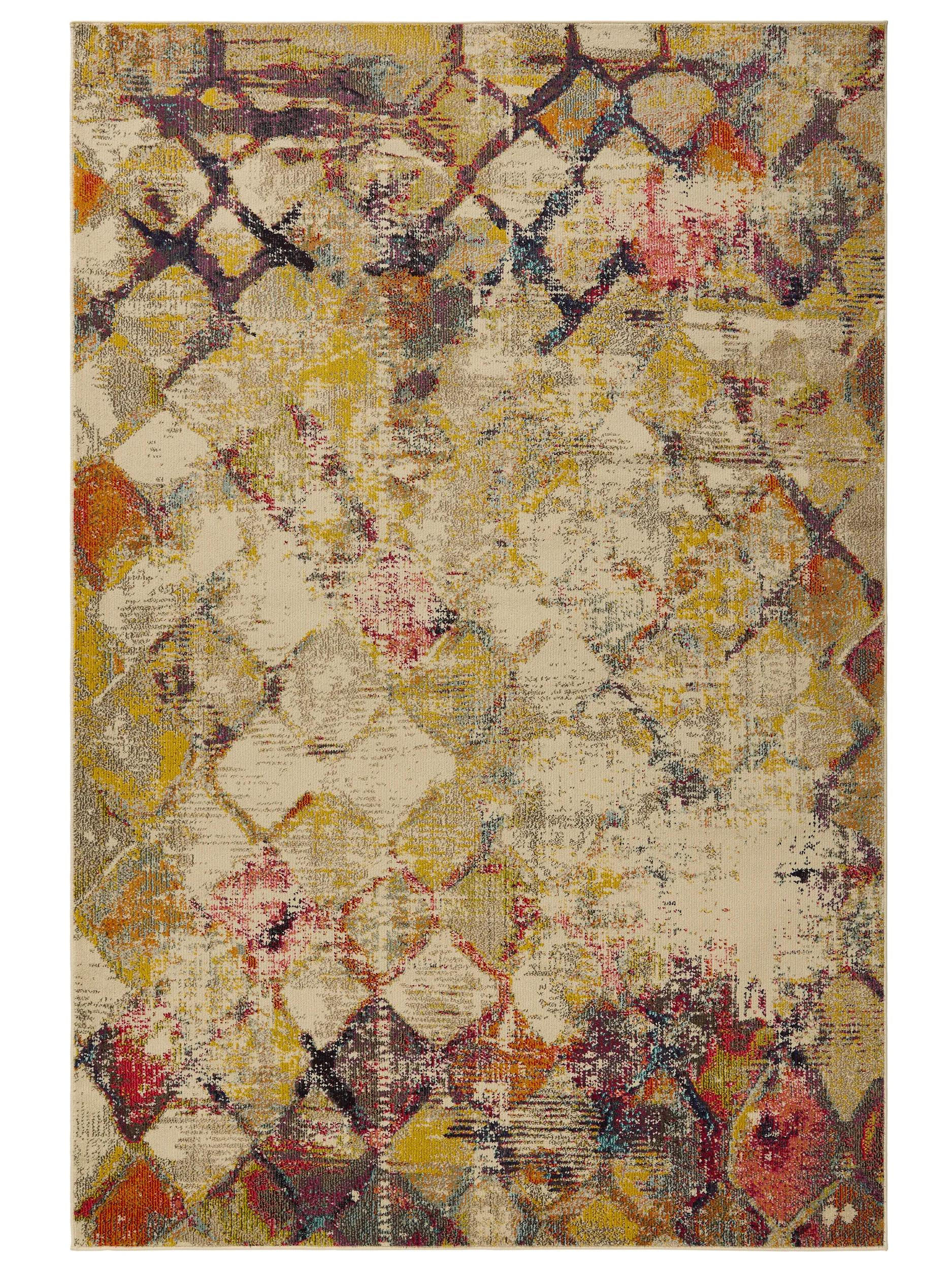 TEPPICH Casa Beige/Multicolor 120x170 cm - Beige, Textil (120/170cm) - benuta Nest