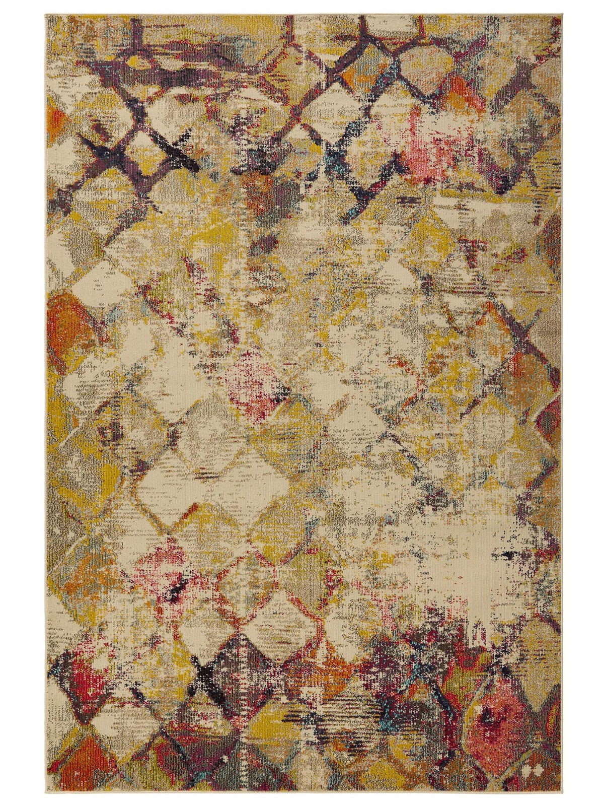 TEPPICH Casa Beige/Multicolor 120x170 cm - Beige, Textil (120/170cm) - benuta Nest