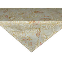 MITTELDECKE Blattgold taupe 100% Baumwolle 80/80 cm - Taupe, Textil (80/80cm) - beties Heimtextil