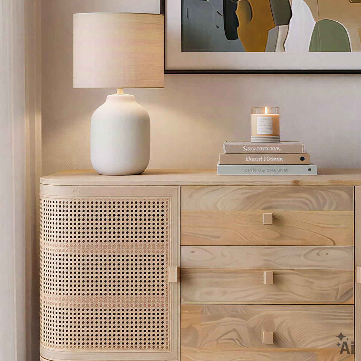 SIDEBOARD DION natur - Naturfarben, Holz (160/80/40cm) - IDIMEX