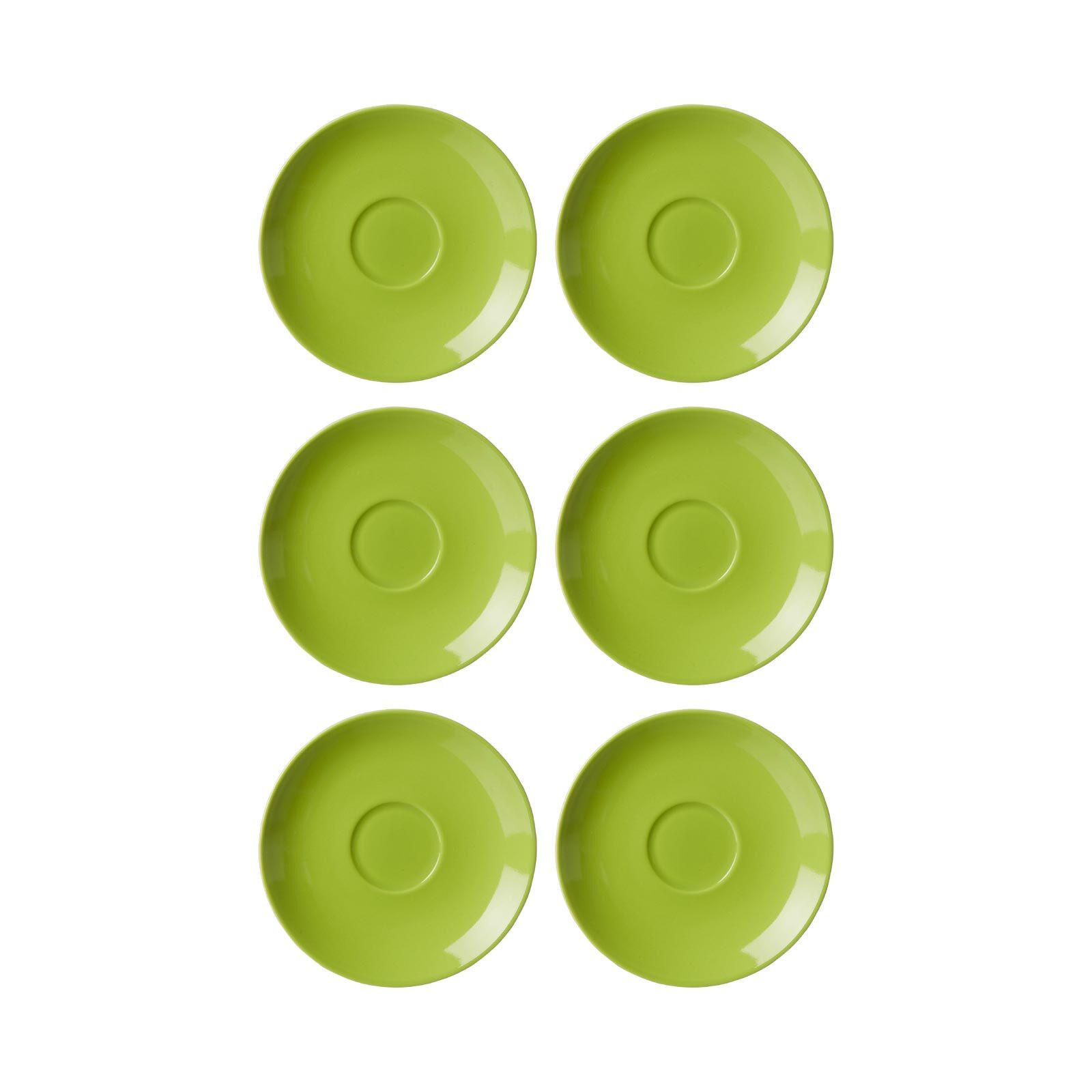 ESPRESSOUNTERTASSEN Doppio Grün ø 12 cm 6er Set - Grün, Keramik (12cm) - Ritzenhoff Breker