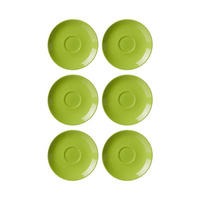 ESPRESSOUNTERTASSEN Doppio Grün ø 12 cm 6er Set - Grün, Keramik (12cm) - Ritzenhoff Breker