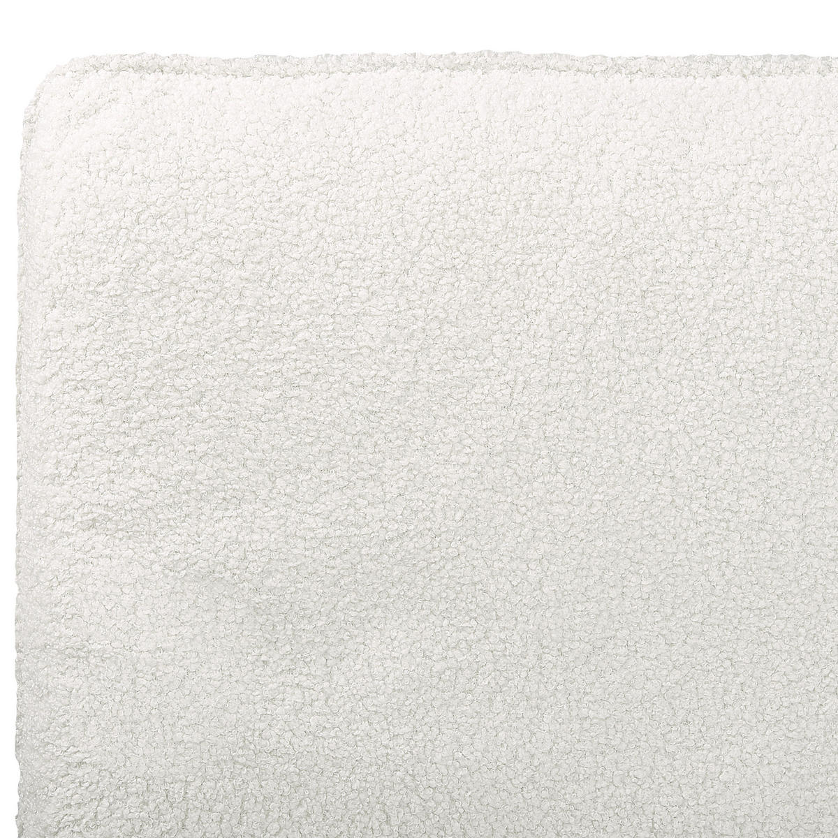 POLSTERBETT mit Lattenrost 180x200 cm Weiß Corio - Creme, Textil (180/200cm) - Beliani