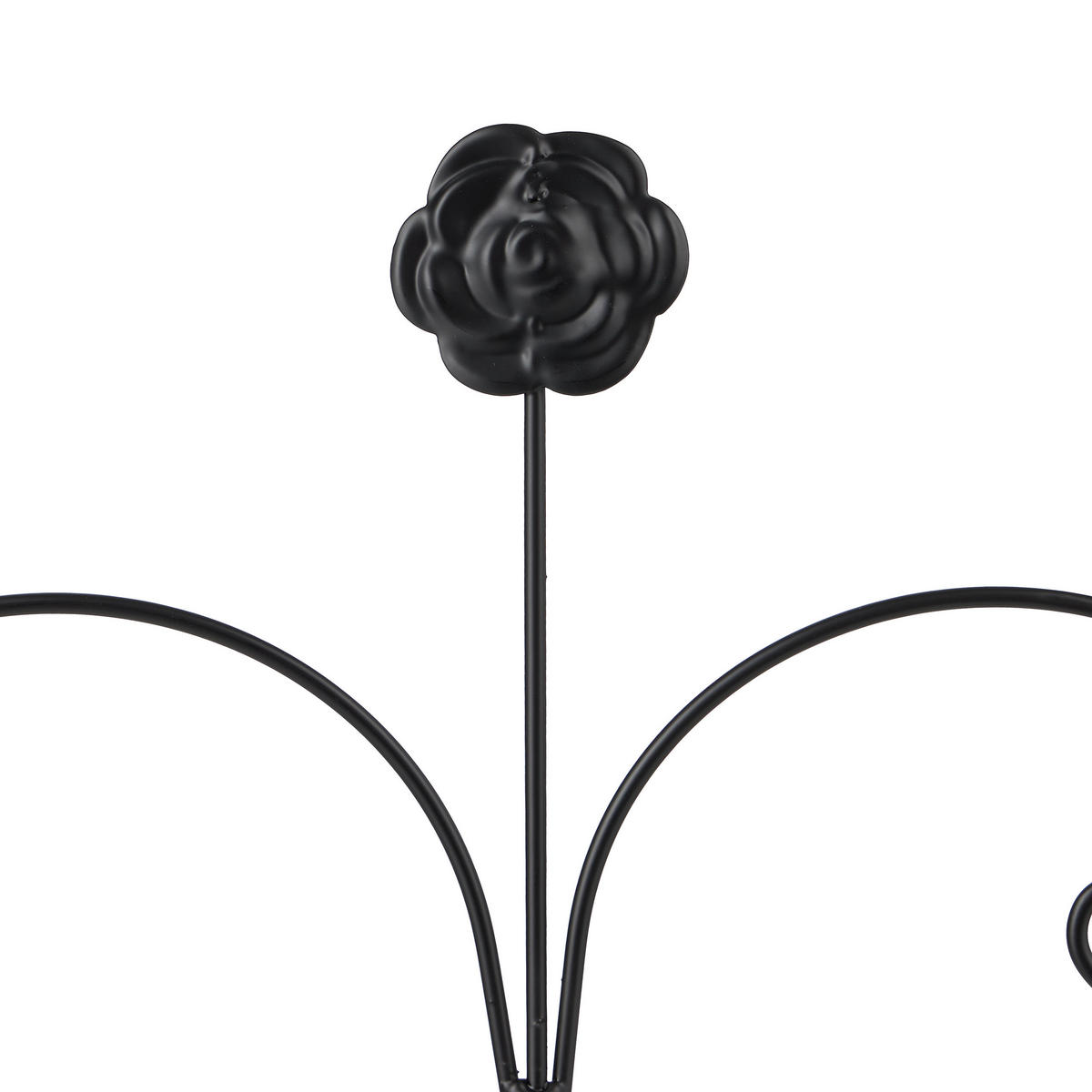 2xRANKGITTER - Schwarz, Metall (50/180/1.5cm) - Relaxdays