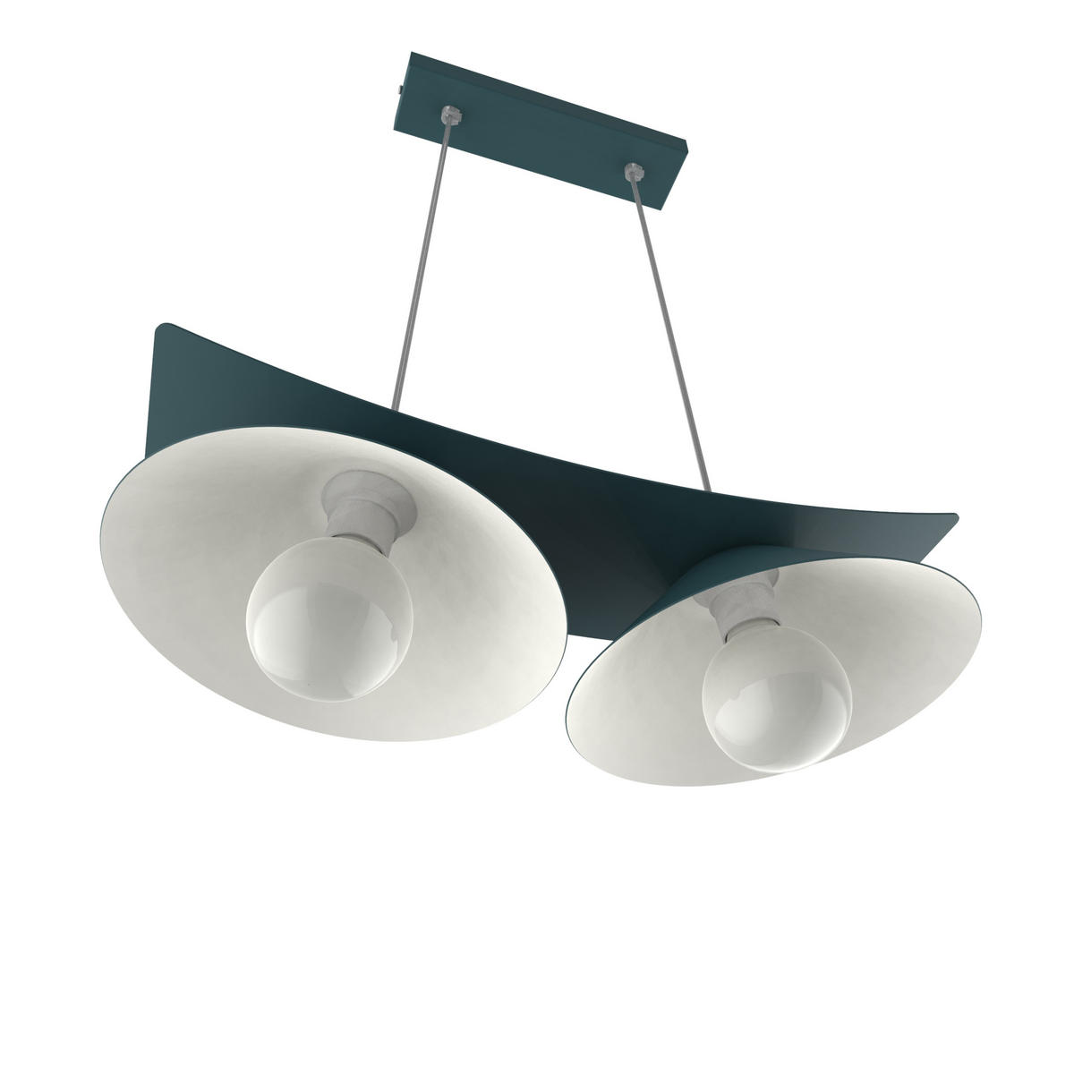 HÄNGELEUCHTE Miller X2 - Blau, Metall (70/25/16cm) - Lumicom