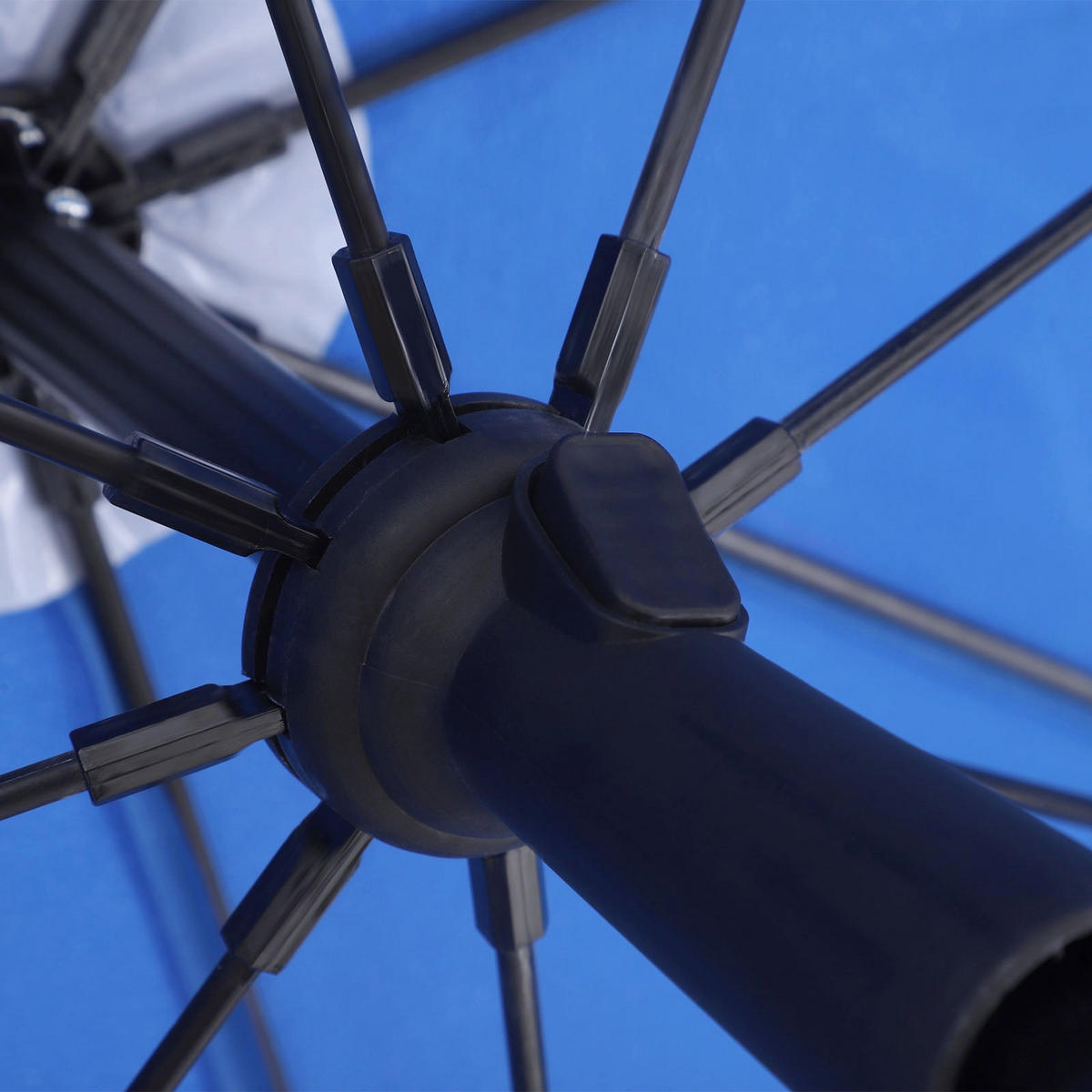 SONNENSCHIRM - Blau, Textil (160/160cm) - Hansiro