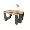 COUCHTISCH WESTA Artisan Eiche 2er-Set - Eiche Artisan, Holzwerkstoff (50/100/47.8cm) - Matkam Möbel