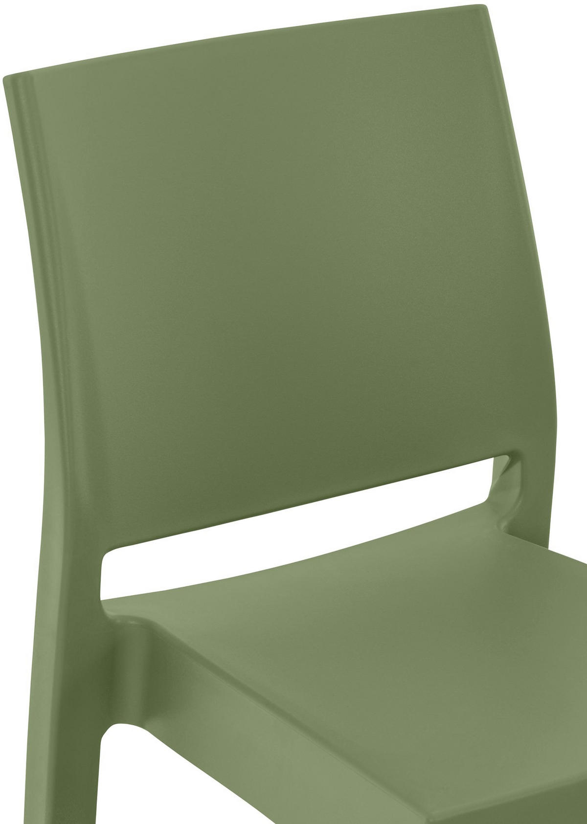 BARHOCKER 2er Set Kunststoff oliv - Olivgrün, Kunststoff (45/105/51cm) - CLP